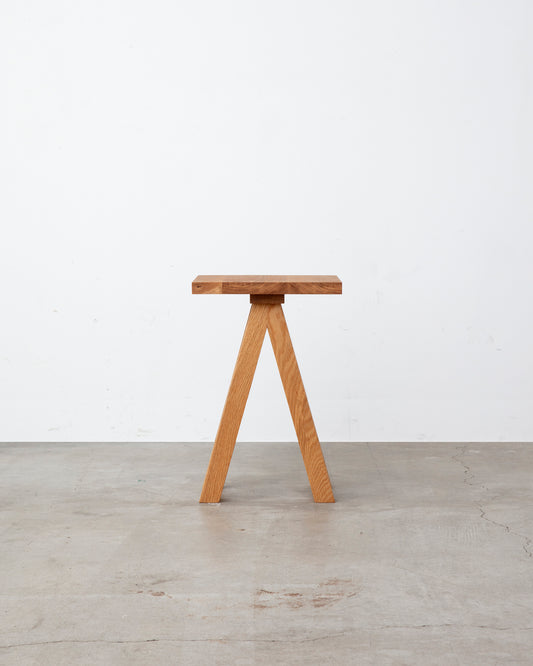 Wood Brace Side Table